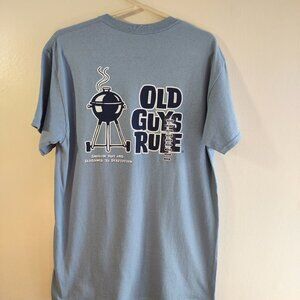 Old Guys Rule "Smokin Hot" Casual T-shirt  Outdoor BBQ Men's Size Medium NWOT